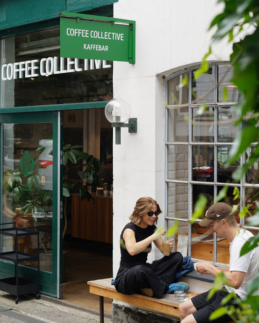 Indgang til Coffee Collective på Frederiksberg 