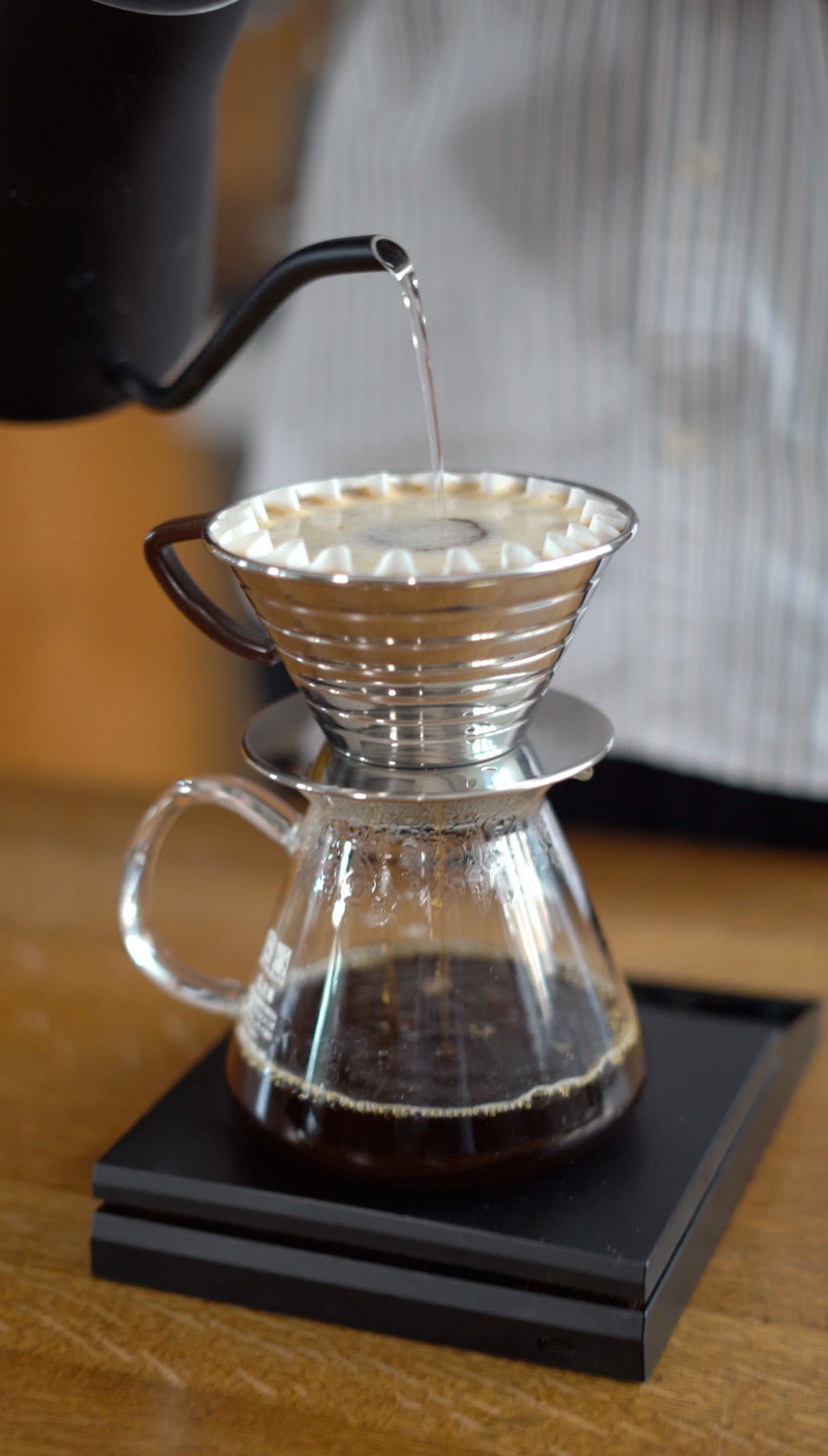 Filterkaffe brygget med Kalita Wave